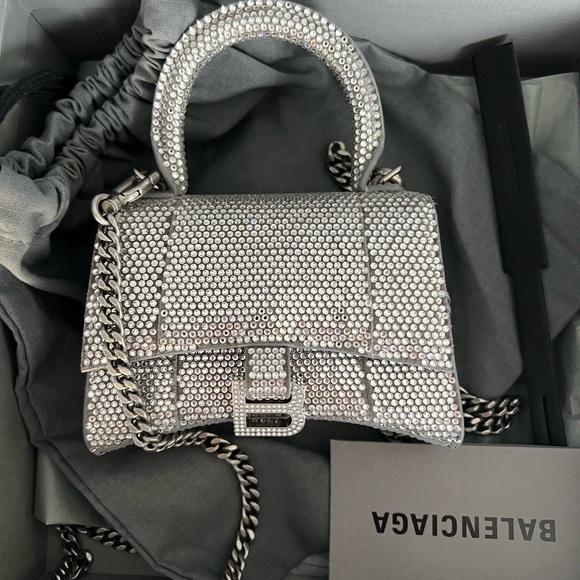 Balenciaga Hourglass Crystal mini bag - Picture 2 of 6